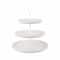 13.5&#x22; White 3-Tier Ceramic Cake Stand by Celebrate It&#x2122;